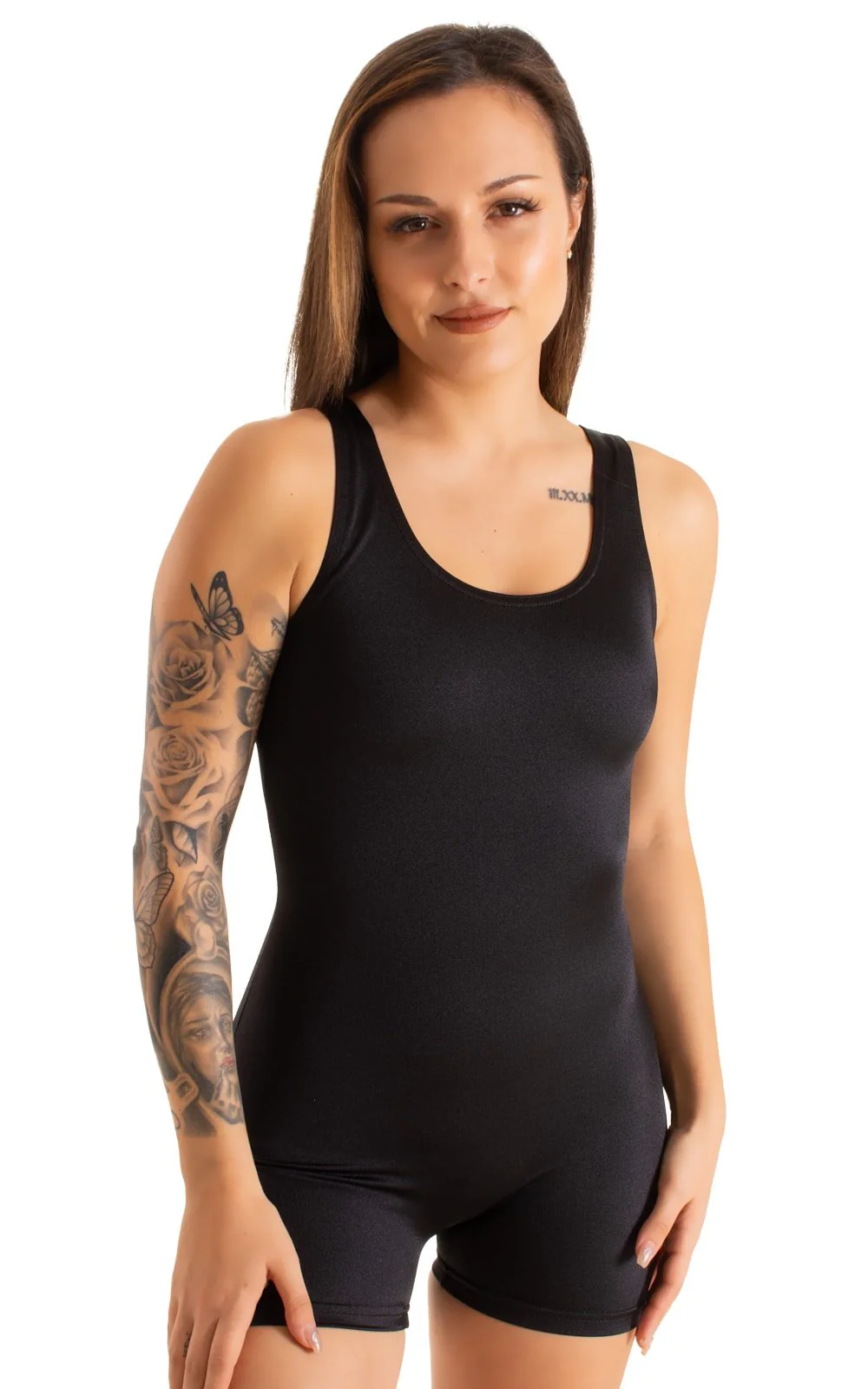 J6 - Womens Gym Onsie - Soft Touch Fabric - Solids - Image 3