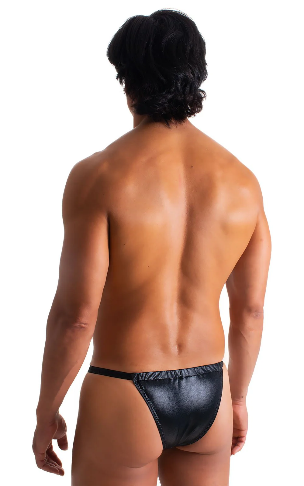 M90 - Mens 4 way Adjustable Micro Bikini Tanga - Metallics - Image 20
