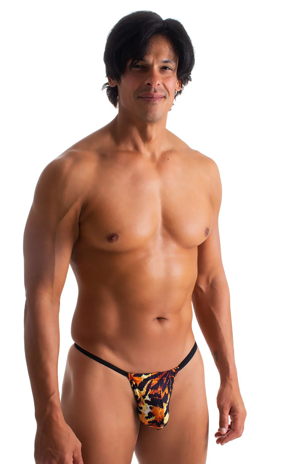 M90 - Mens 4 way Adjustable Micro Bikini Tanga - Prints - Image 20