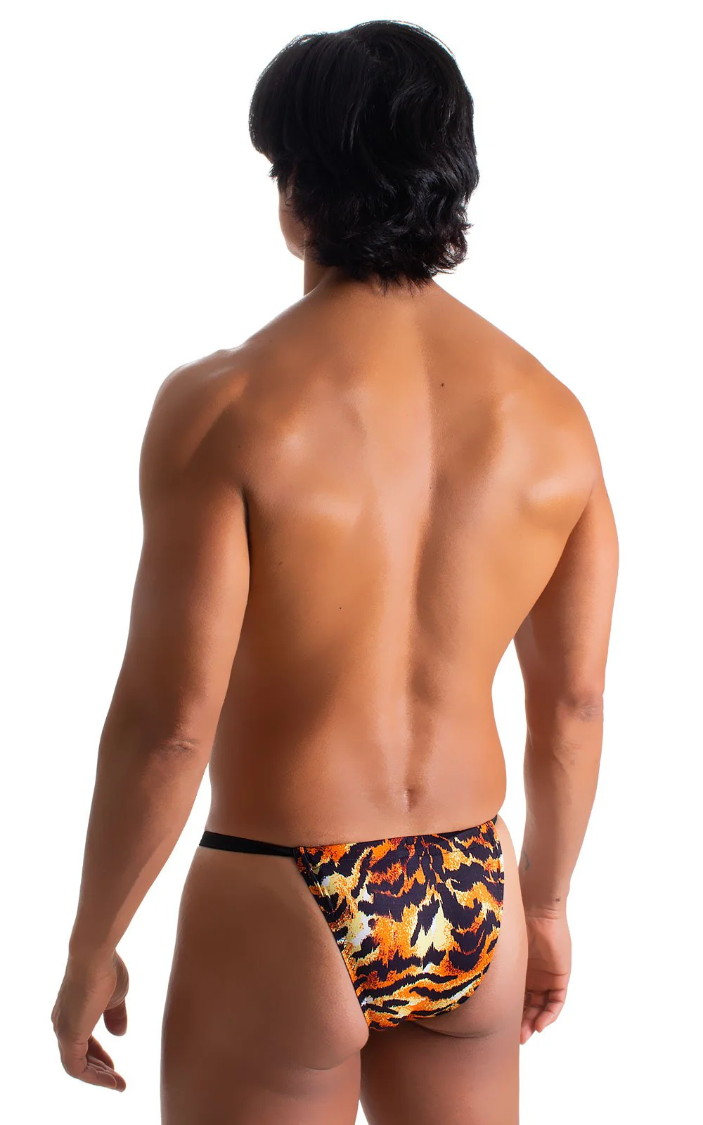 M90 - Mens 4 way Adjustable Micro Bikini Tanga - Prints - Image 22