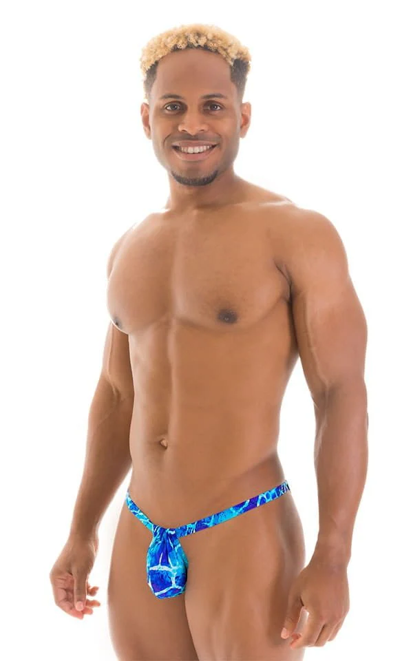 M90 - Mens 4 way Adjustable Micro Bikini Tanga - Prints - Image 5
