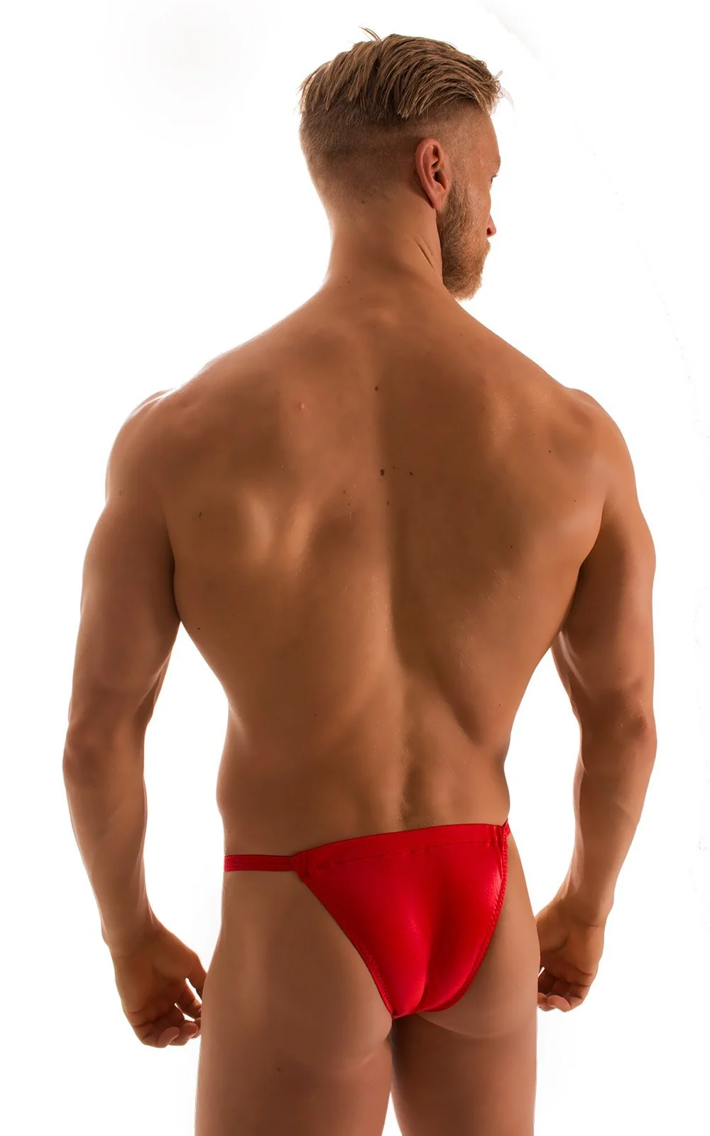 M90 - Mens 4 way Adjustable Micro Bikini Tanga - Wet Look - Image 12