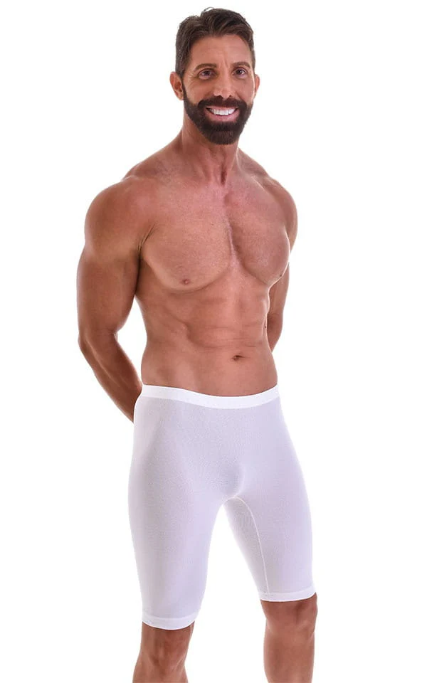 M50 - Mens Bike Length Shorts - Mesh - Image 4