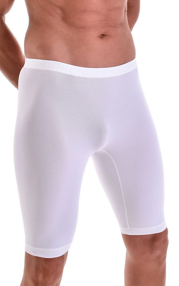 M50 - Mens Bike Length Shorts - Mesh - Image 6