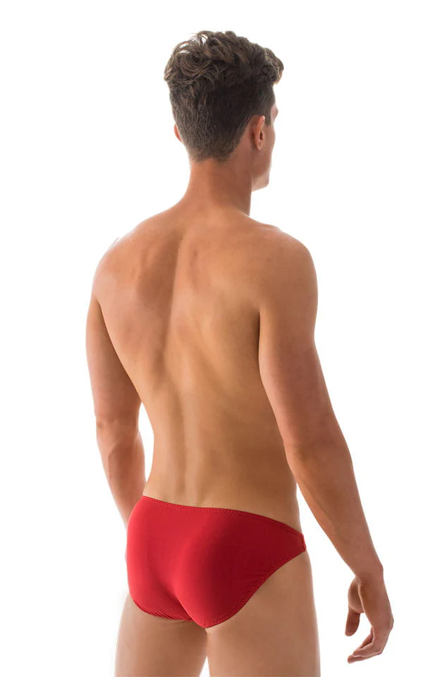 M16 - Mens Bikini Briefs - Solid Sheer Semi Sheer - Image 12