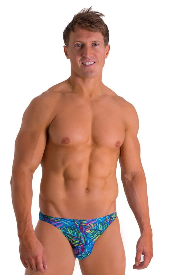 M16 - Mens Bikini Briefs - Tan Through - Image 14