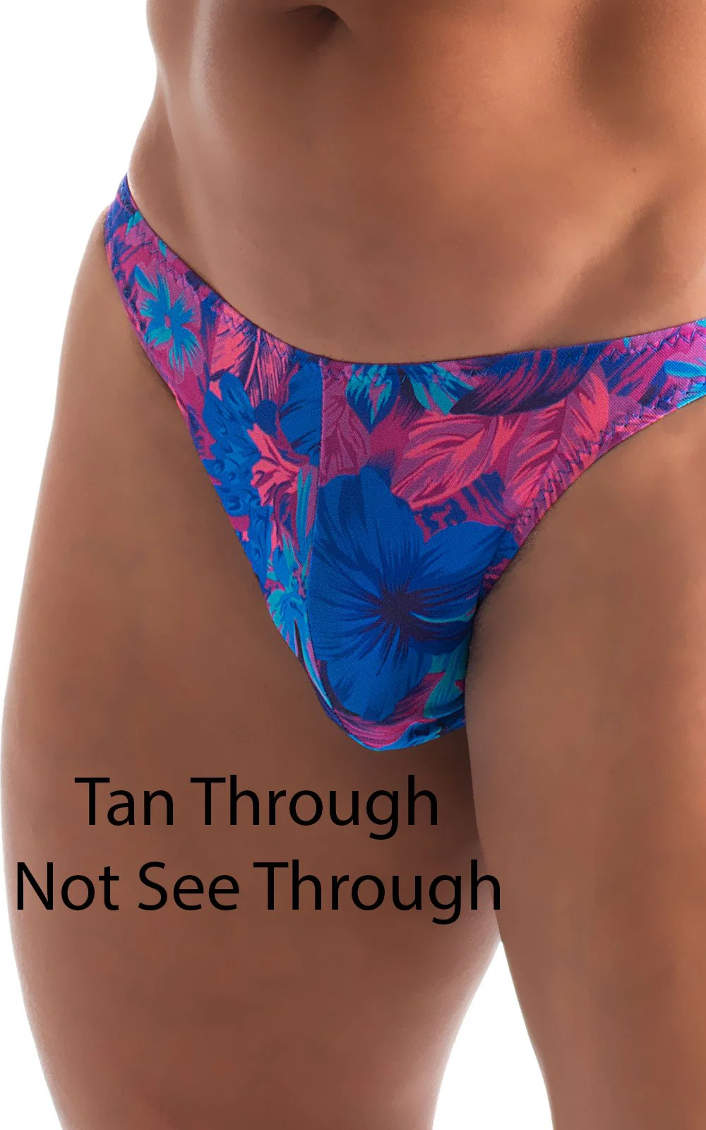 M16 - Mens Bikini Briefs - Tan Through - Image 26
