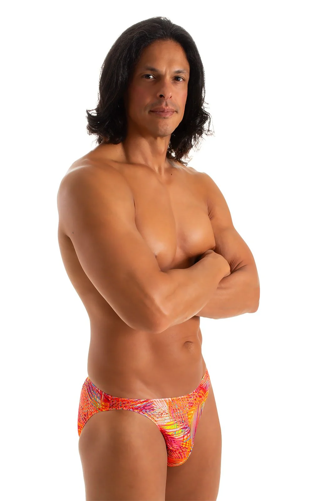 M16 - Mens Bikini Briefs - Tan Through - Image 31