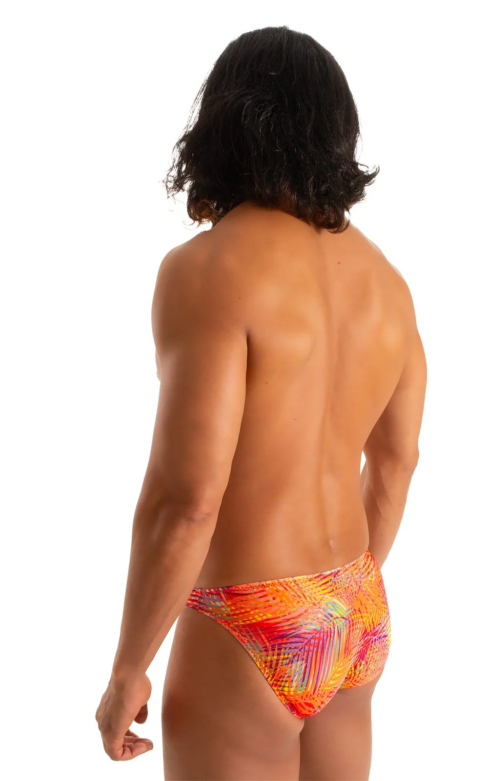 M16 - Mens Bikini Briefs - Tan Through - Image 32