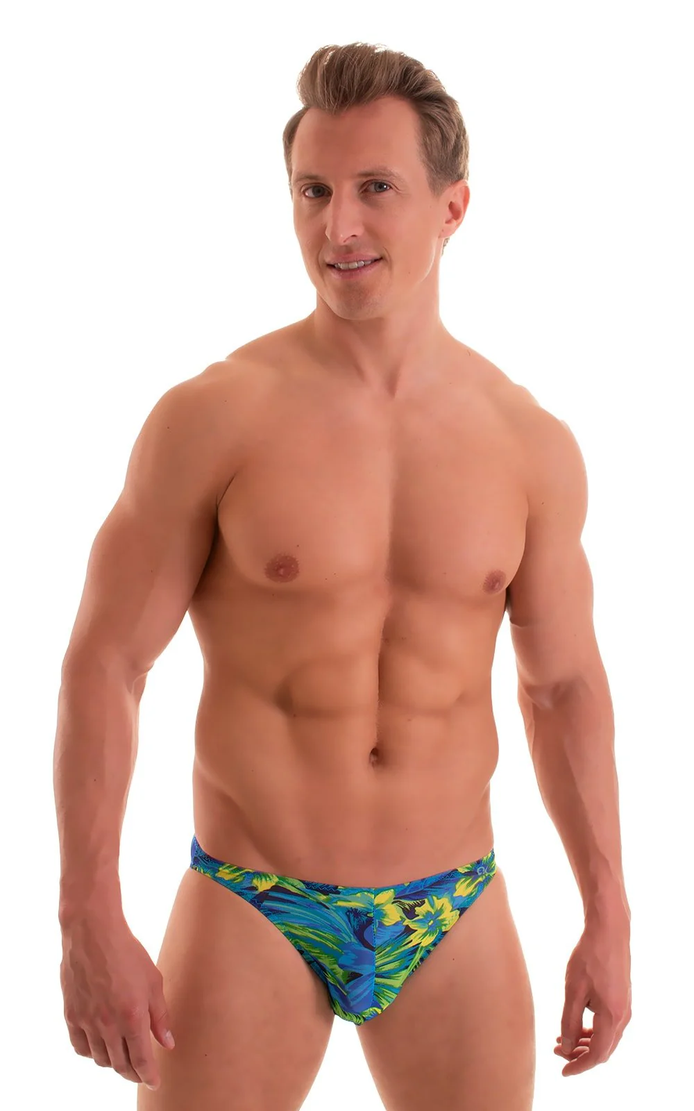M16 - Mens Bikini Briefs - Tan Through - Image 8