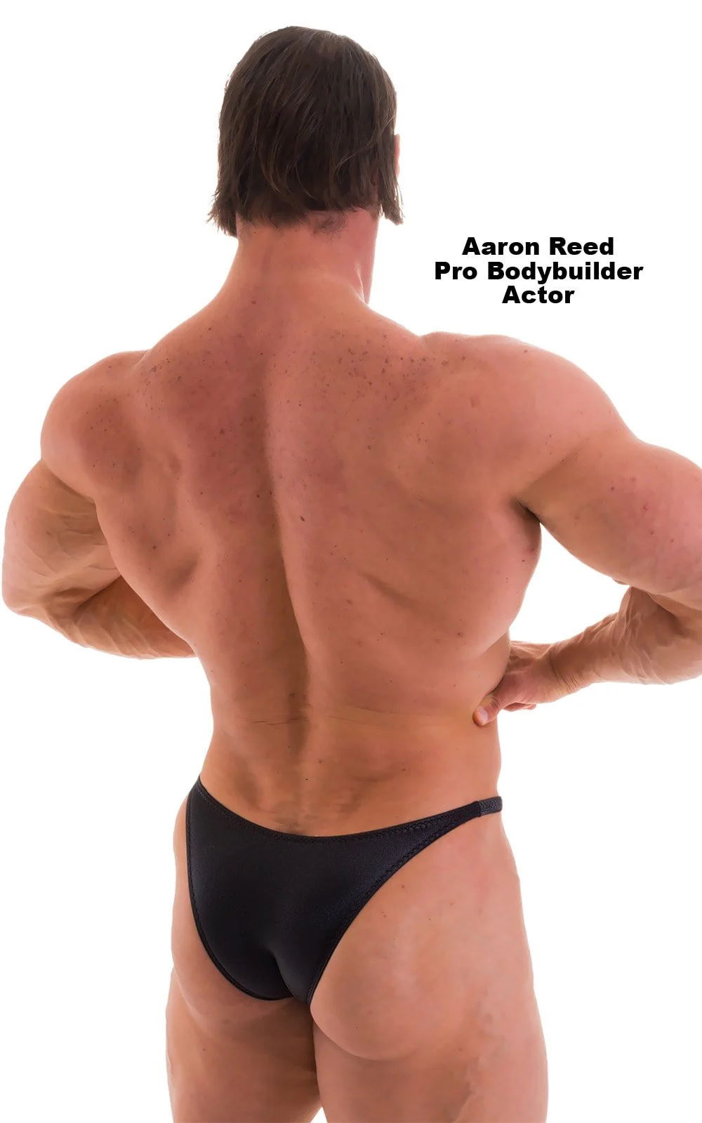 M54POS - Mens Bodybuilder Posing Suit   Narrow Back - Solids - Image 20