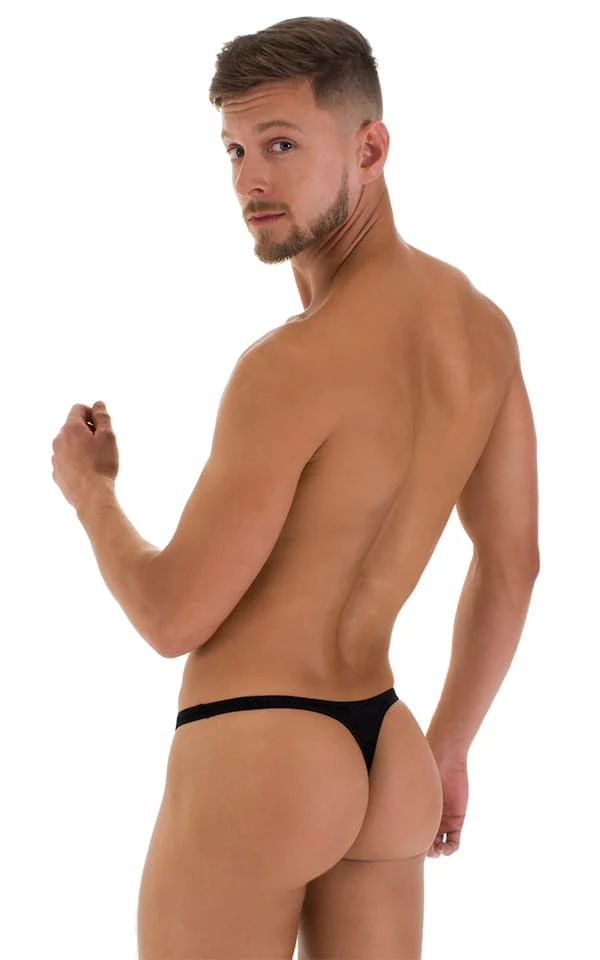 M44 - Mens Bravura Pouch Thong - Solid Sheer Semi Sheer - Image 30