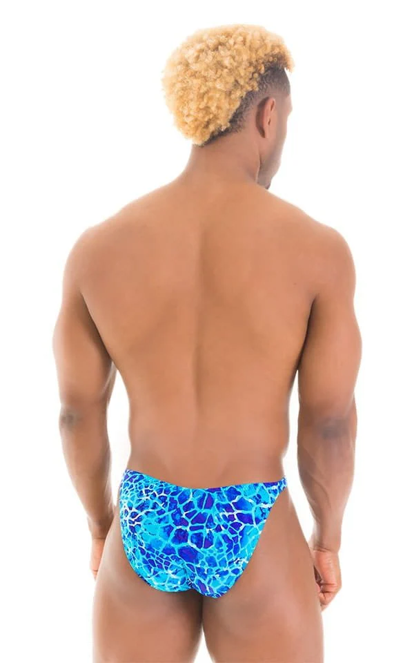M63 - Mens Classic Brazilian 3/4 Back Bikini - Prints - Image 9