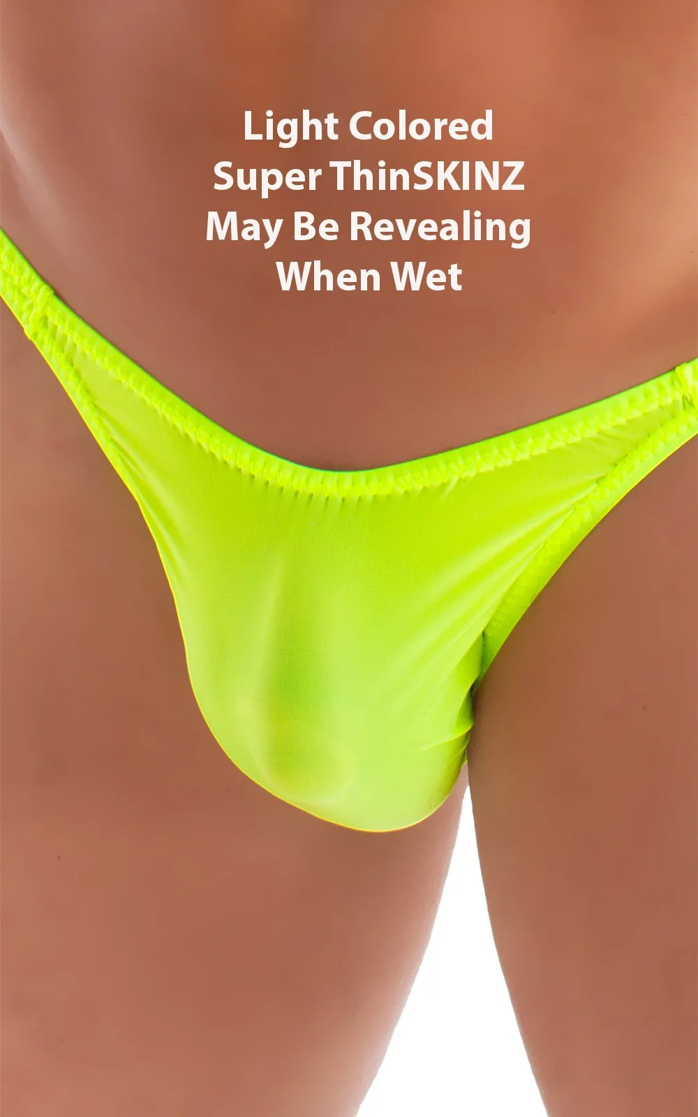 M54 - Mens Classic Rio Bikini - Solid Sheer Semi Sheer - Image 14