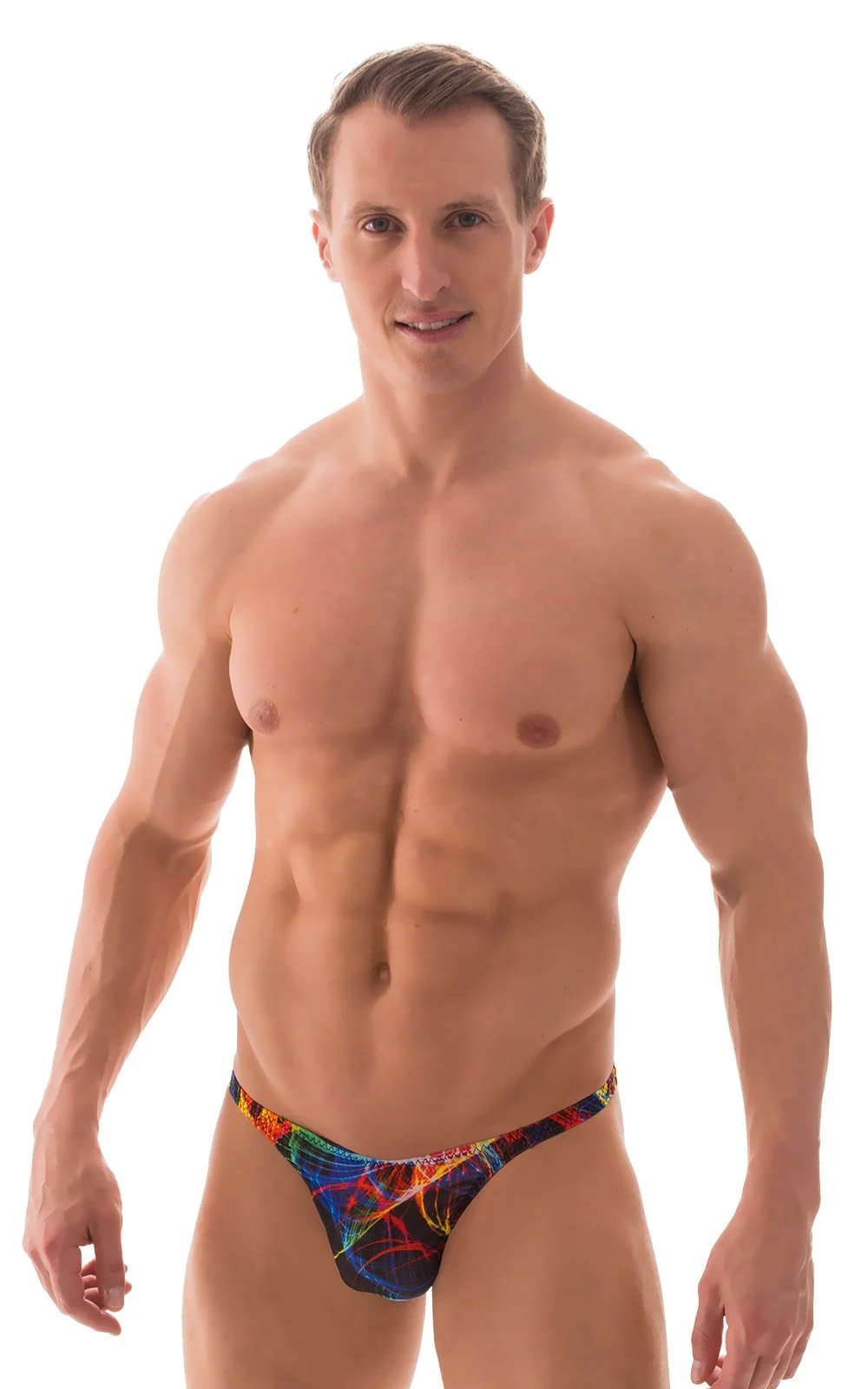 M54 - Mens Classic Rio Bikini - Tan Through - Image 10