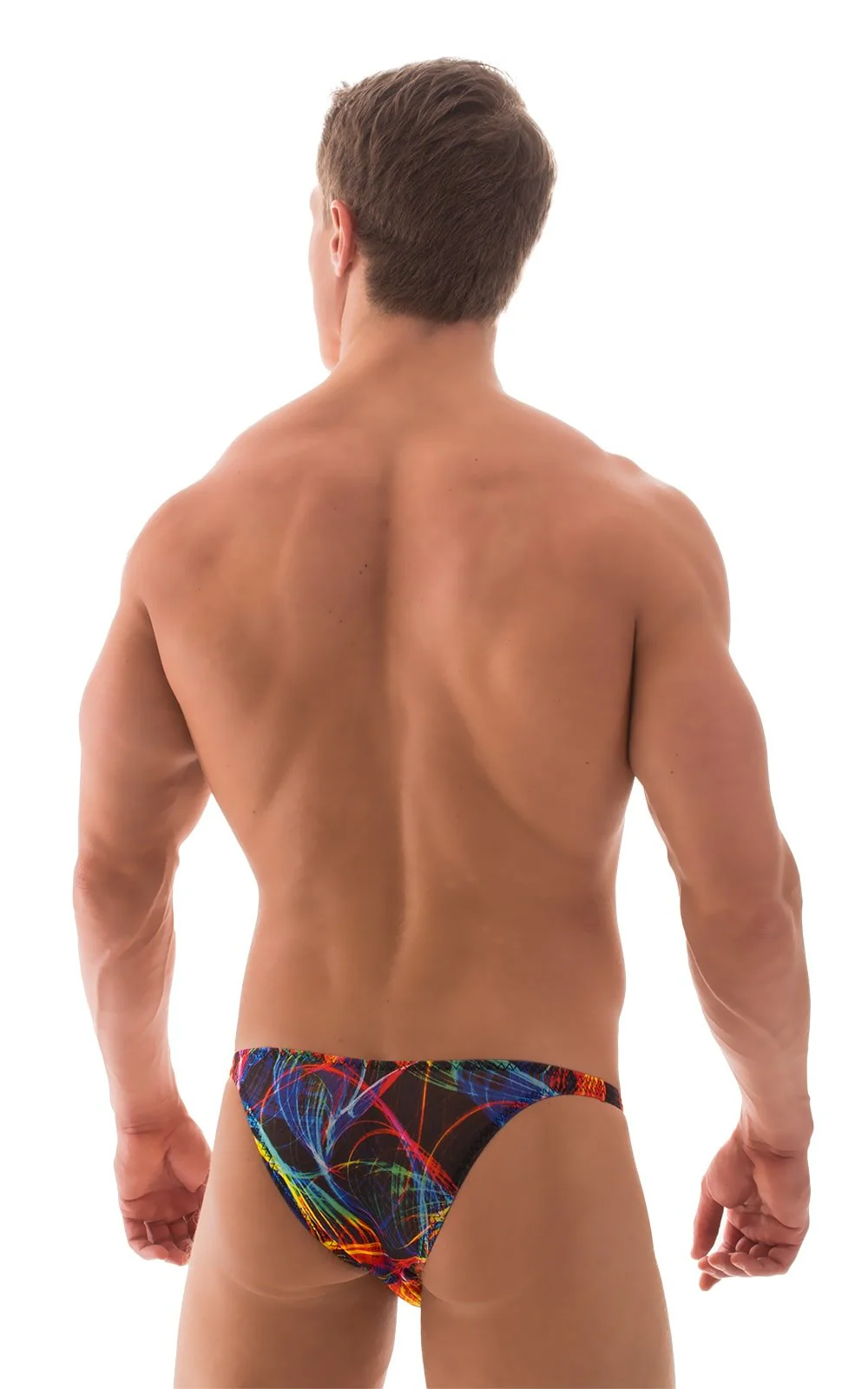 M54 - Mens Classic Rio Bikini - Tan Through - Image 11