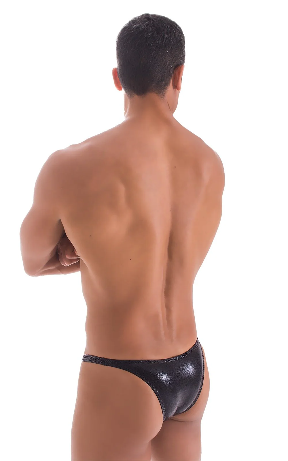 M54 - Mens Classic Rio Bikini - Wet Look - Image 13