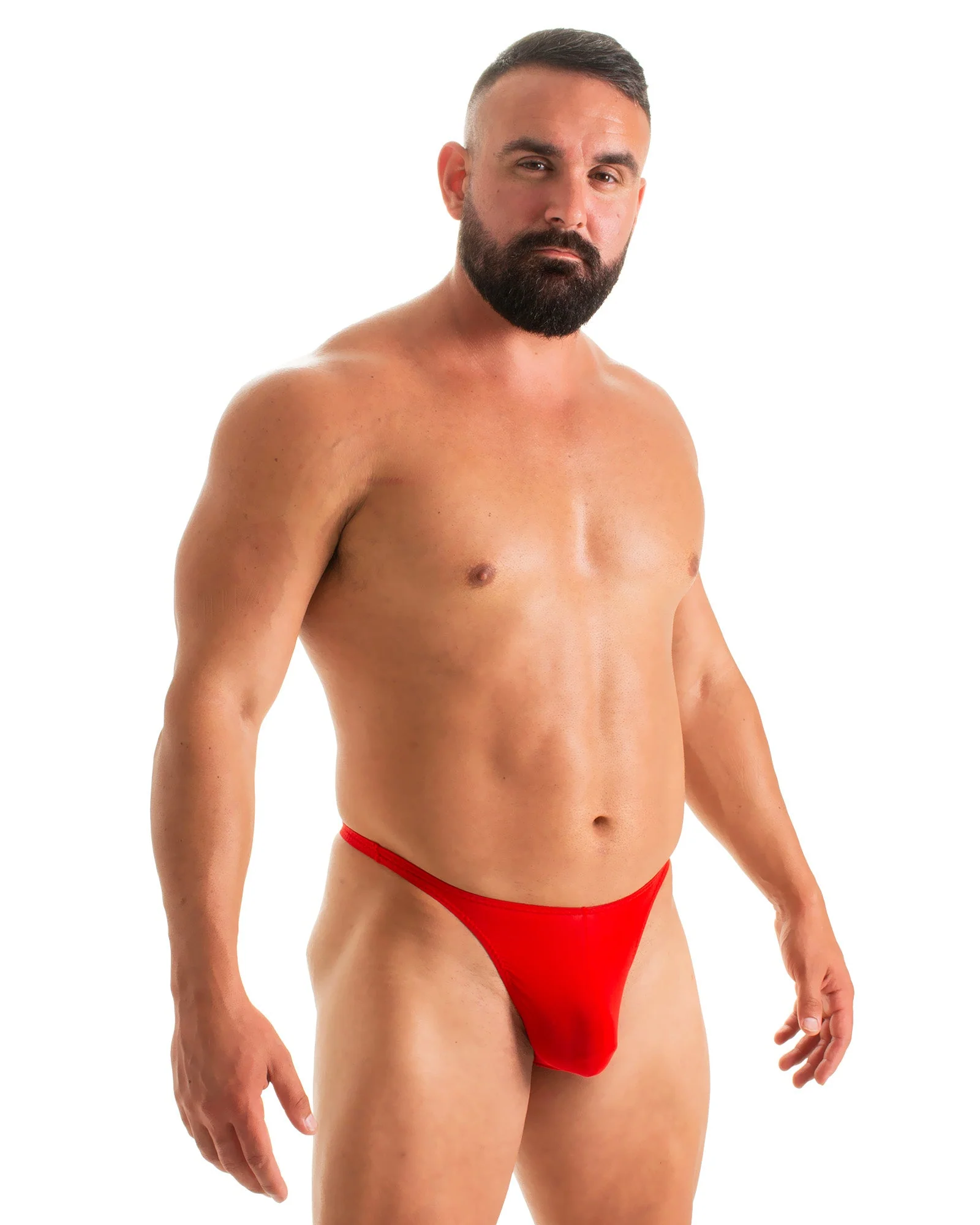 M67 - Mens Classic T Back Thong - Solid Sheer Semi Sheer - Image 6