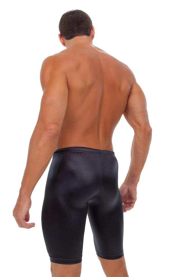 M51 - Mens Competition Swim Dive Jammers - Wet Look - Image 3