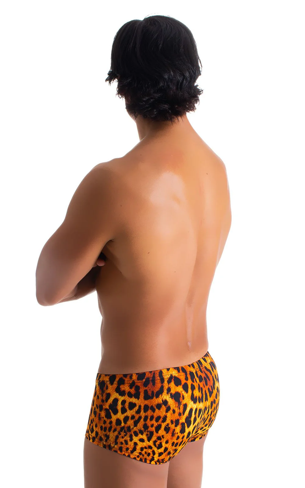 M76 - Mens Fitted Pouch Boxer Swim Trunks - Prints - Image 13