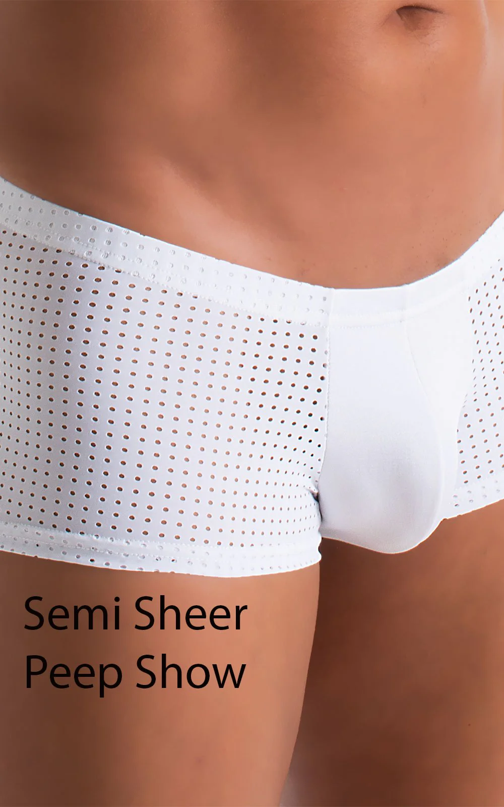 M76 - Mens Fitted Pouch Boxer Swim Trunks - Solids - Image 17