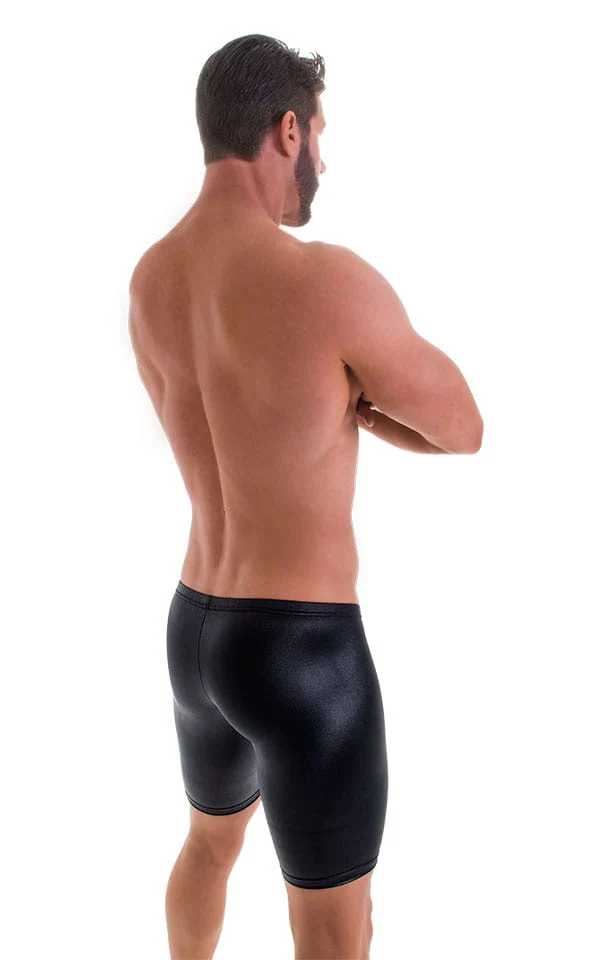 M86 - Mens Fitted Pouch Shorts - Wet Look - Image 7