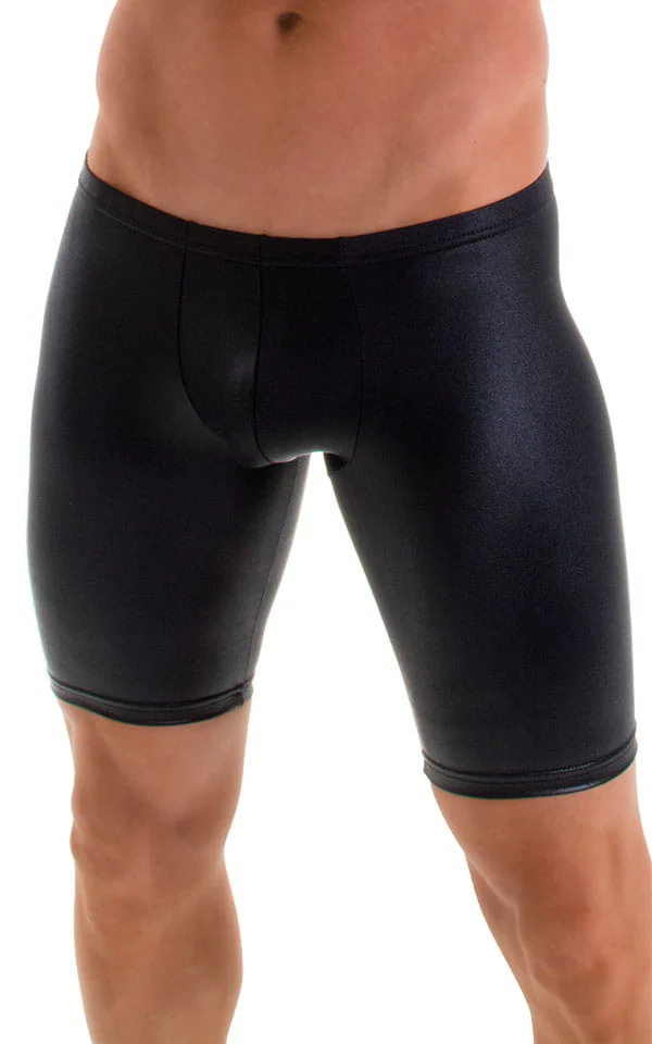 M86 - Mens Fitted Pouch Shorts - Wet Look - Image 9