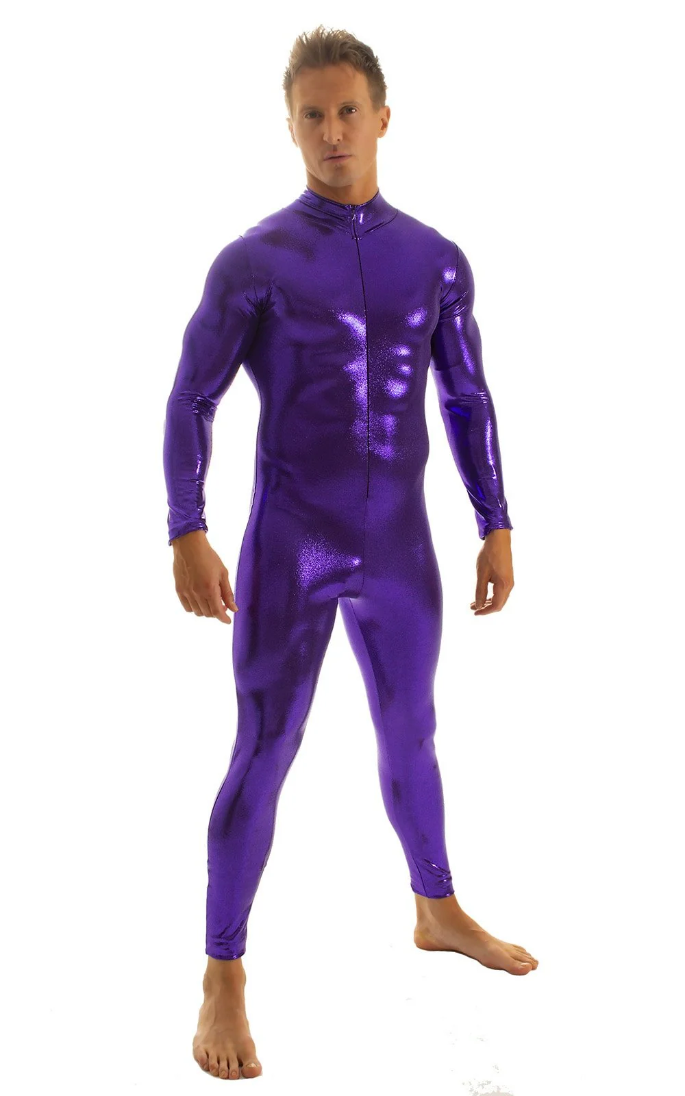 C1FZM - Mens Full Body Suit for Men - Metallics - Image 38