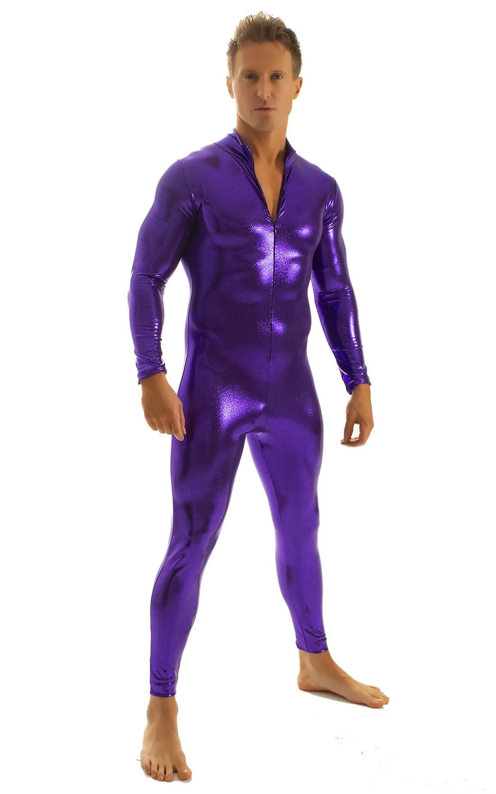 C1FZM - Mens Full Body Suit for Men - Metallics - Image 40