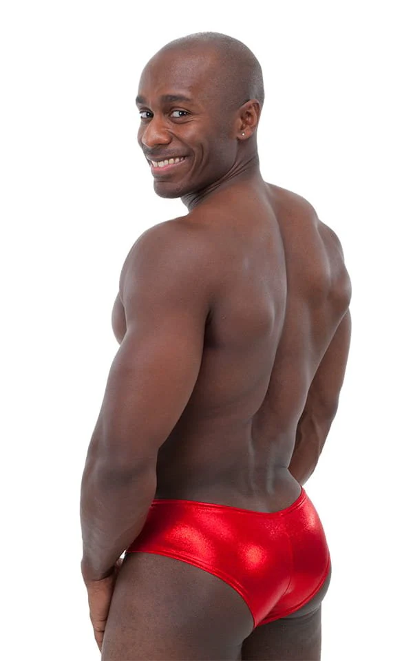 M19 - Mens Hot Pants Sexy Hot Shorts - Wet Look - Image 8
