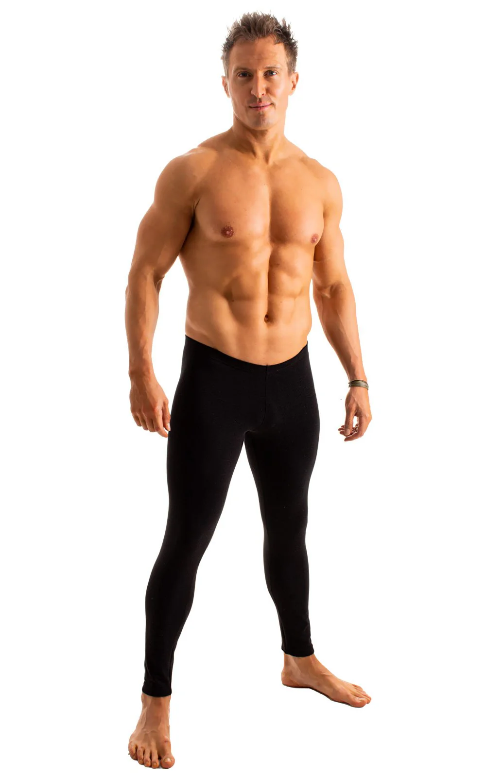 A11M - Mens Low Rise Leggings - Solids - Image 3