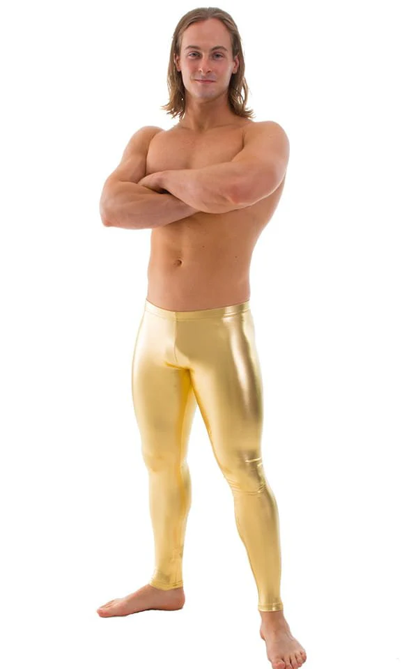 A11M - Mens Low Rise Leggings - Wet Look - Image 8