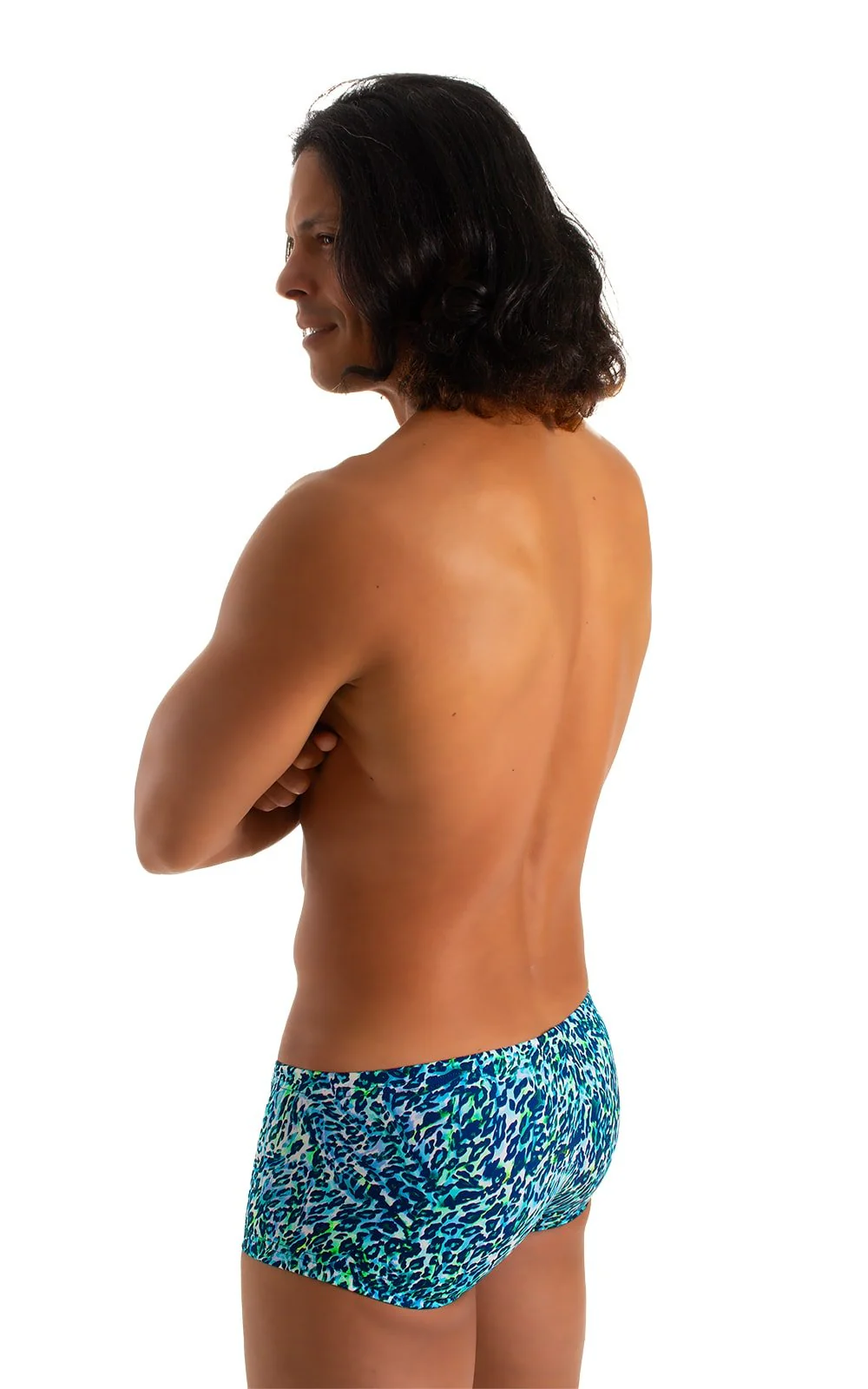 M61 - Mens Low Square Cut Swim Trunks - Prints - Image 17
