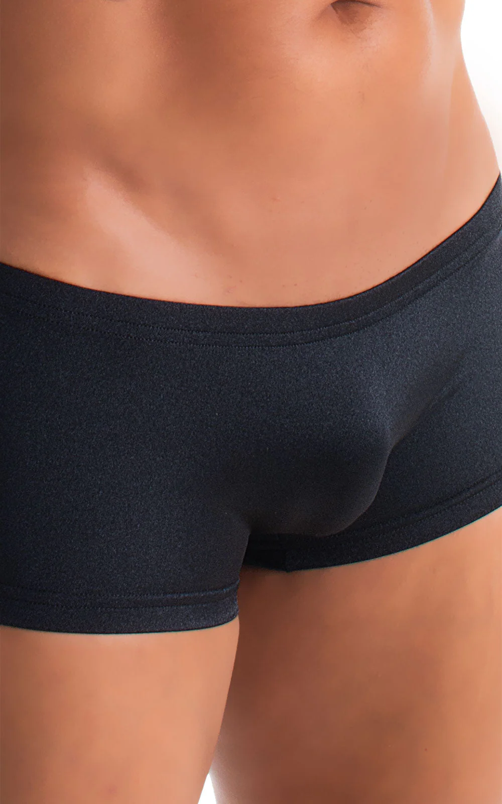 M61 - Mens Low Square Cut Swim Trunks - Solids - Image 8