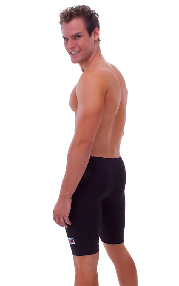 A15 - Mens Lycra Sport Compression Gym Shorts - Solids - Image 2
