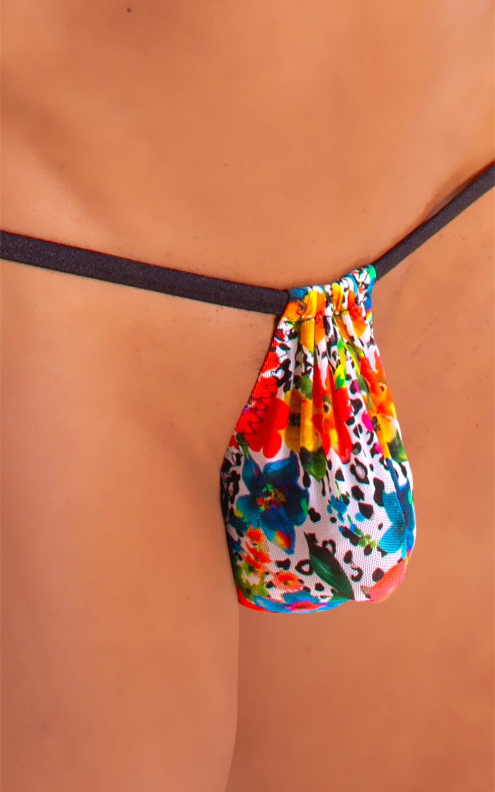 M1R2 - Mens Micro Adjustable G String Bikini - Mesh - Image 49