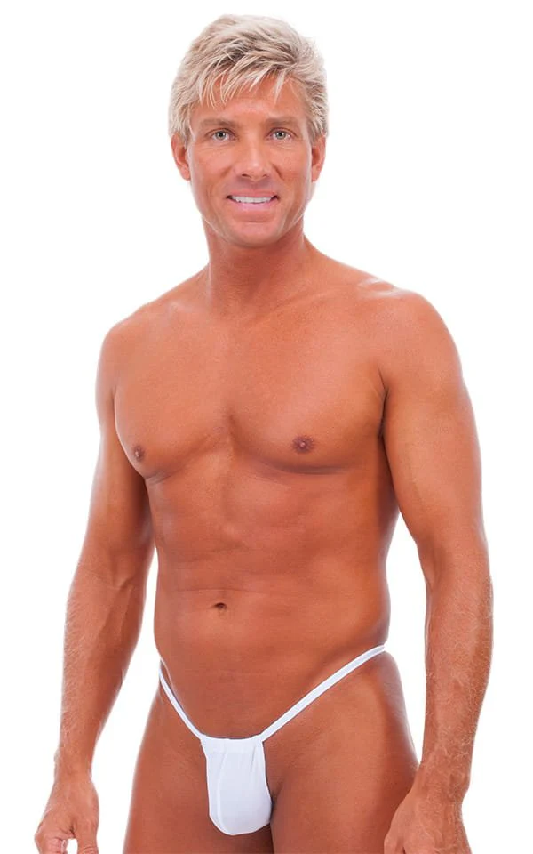 M1R2 - Mens Micro Adjustable G String Bikini - Mesh - Image 6