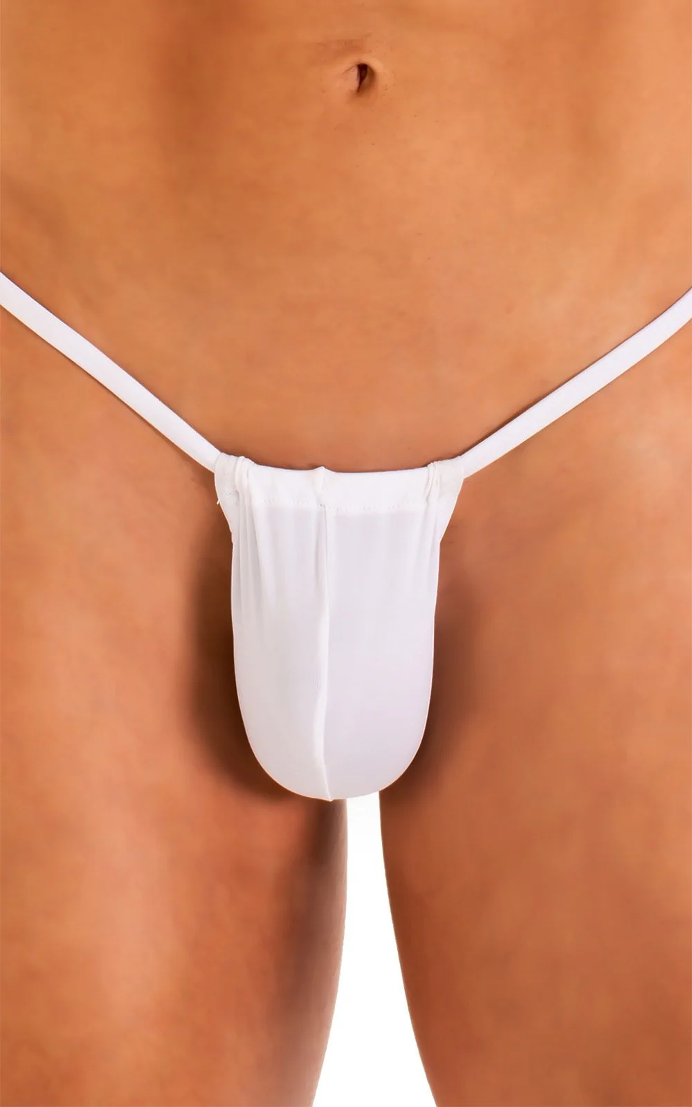 M1R2 - Mens Micro Adjustable G String Bikini - Solid Sheer - Image 41