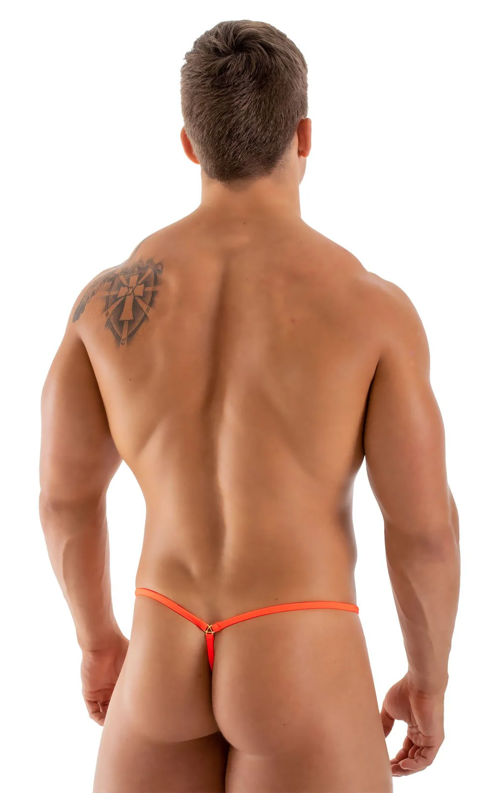 M1R2 - Mens Micro Adjustable G String Bikini - Solids - Image 13