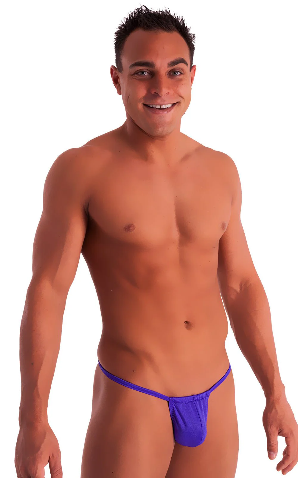 M1R2 - Mens Micro Adjustable G String Bikini - Solids - Image 56