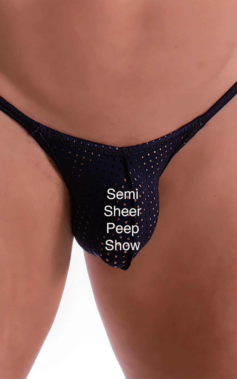 M73 - Mens Micro Pouch 1/2 Back Bikini - Mesh - Image 24