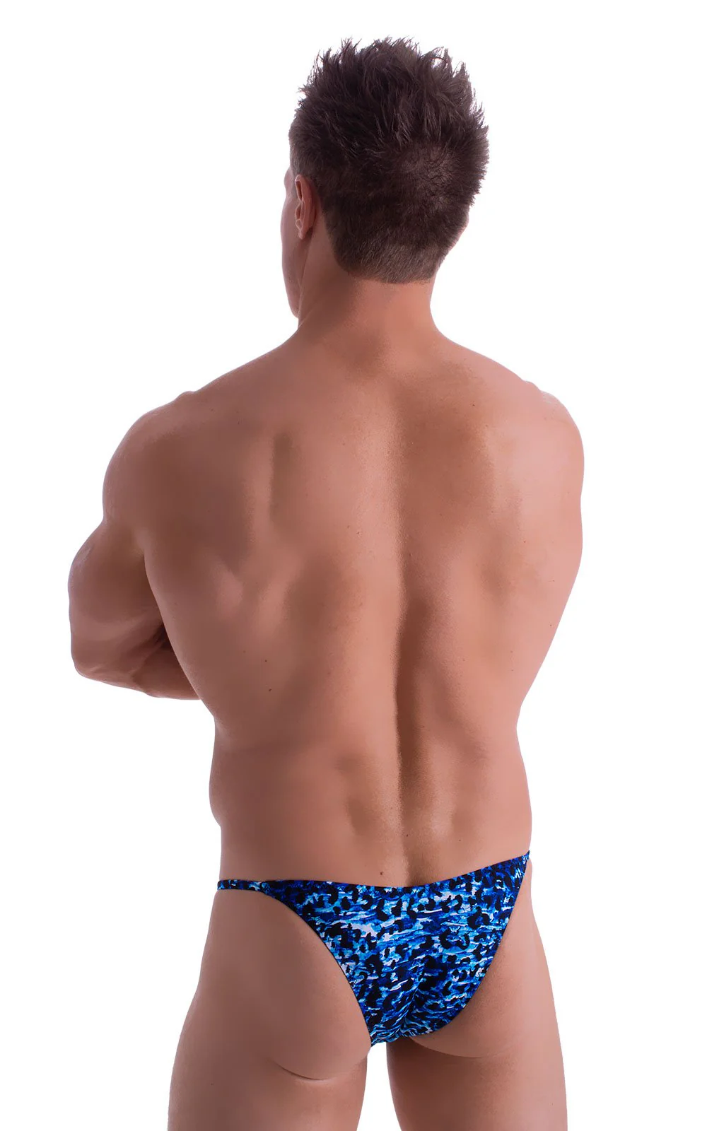M73 - Mens Micro Pouch 1/2 Back Bikini - Prints - Image 13