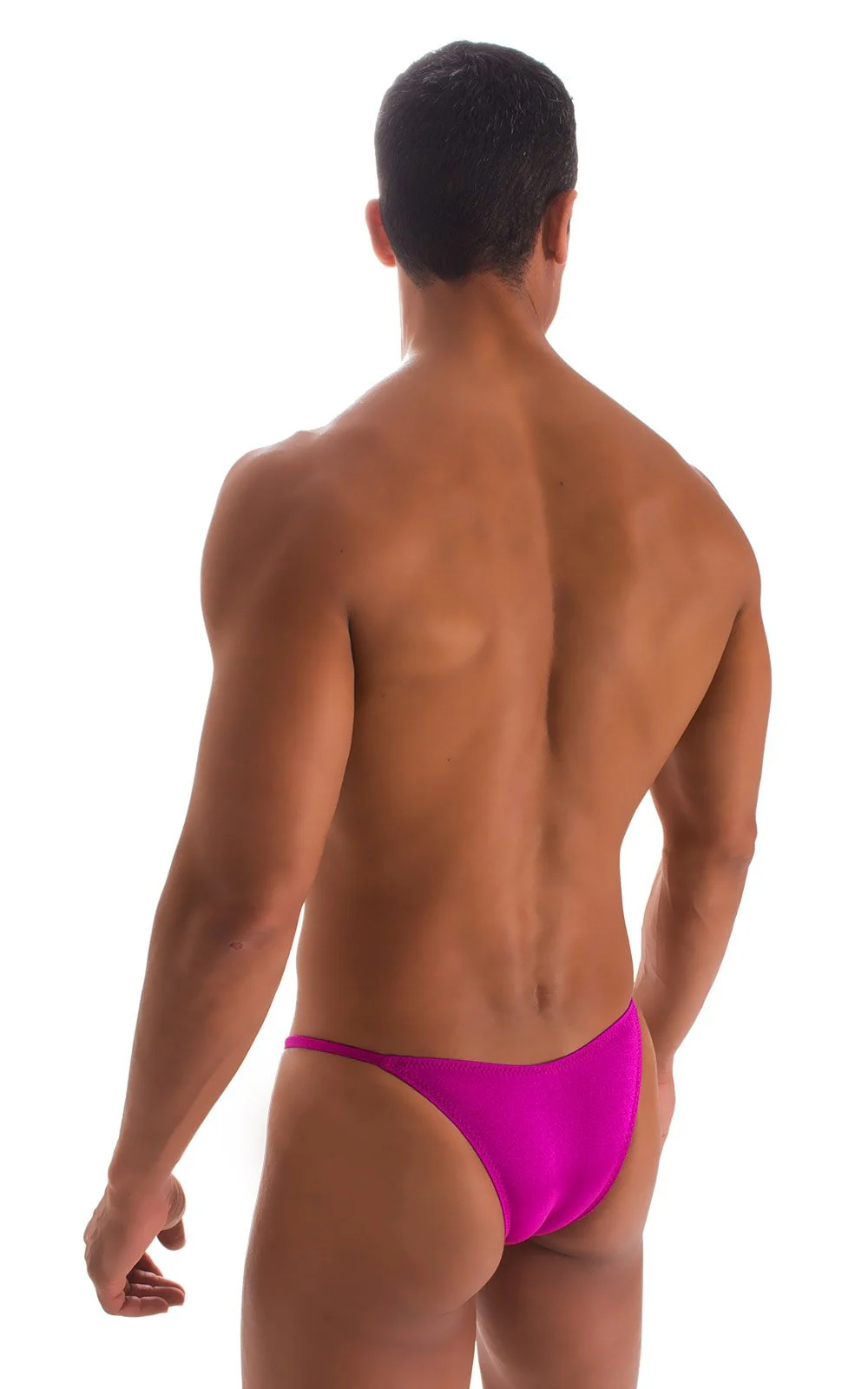 M73 - Mens Micro Pouch 1/2 Back Bikini - Solids - Image 5