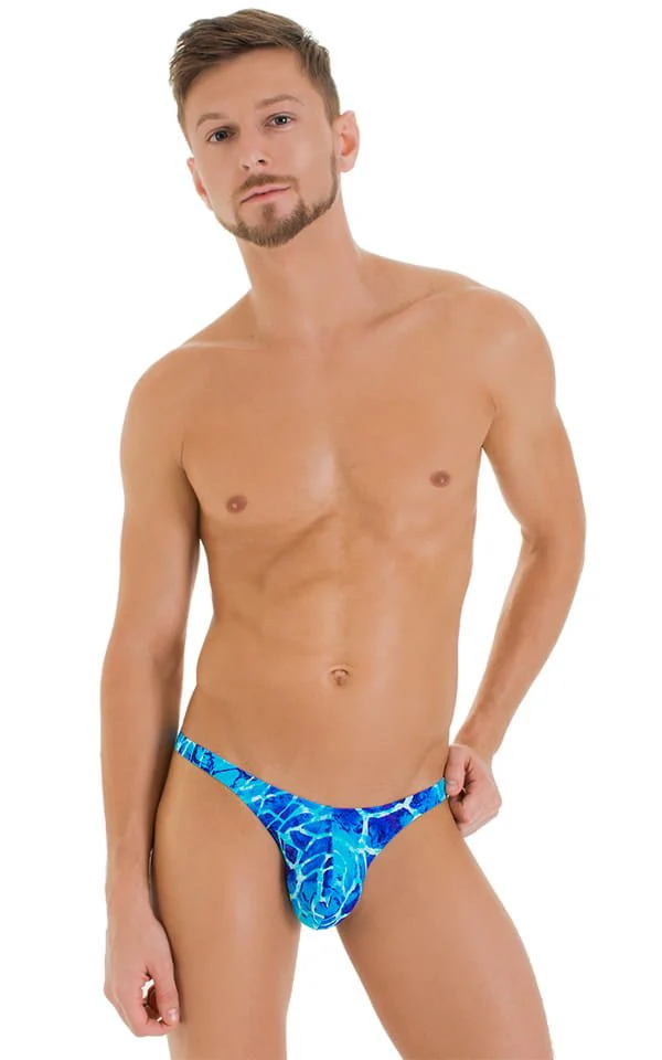 M74 - Mens Micro Pouch Full Back Bikini - Prints - Image 11