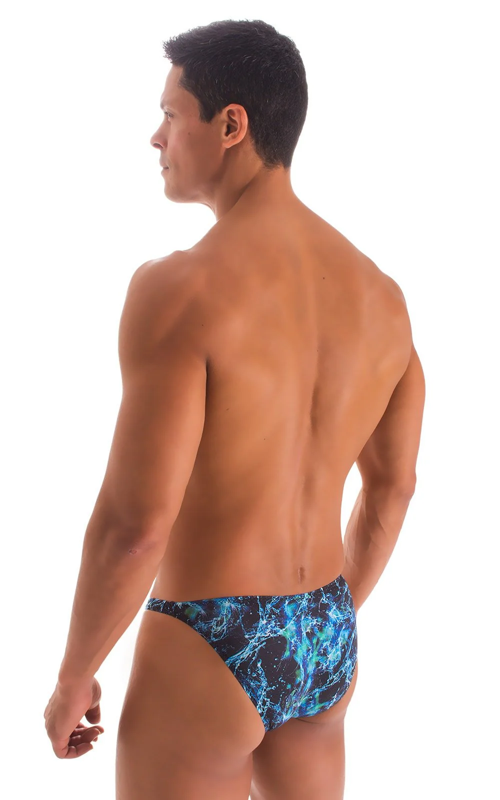 M74 - Mens Micro Pouch Full Back Bikini - Prints - Image 15