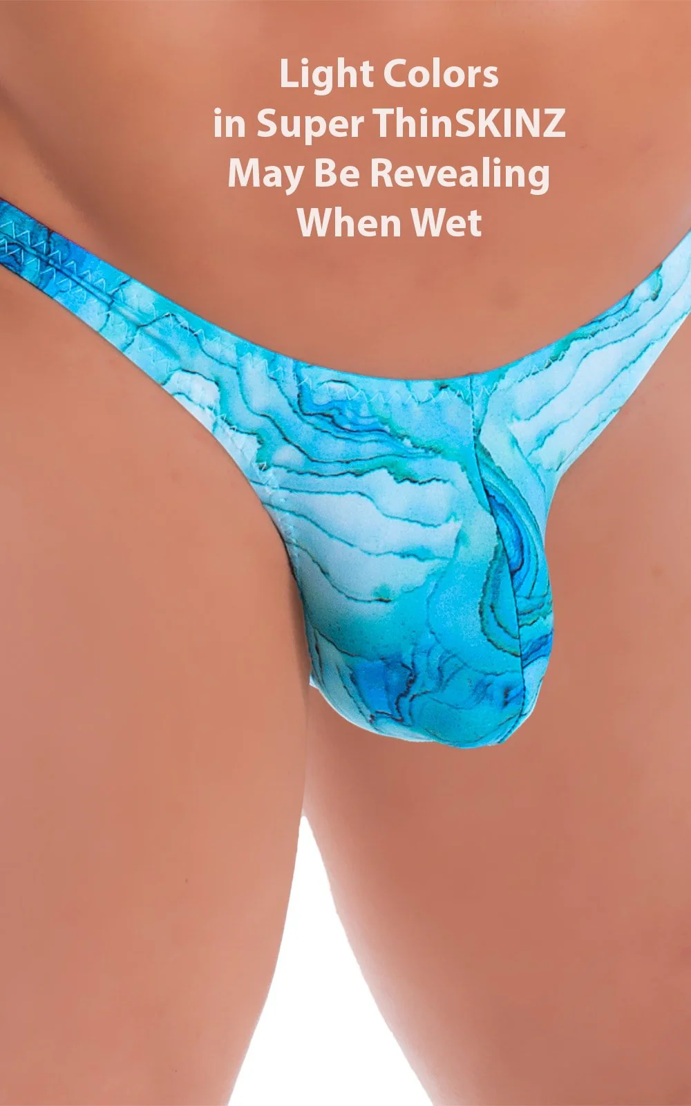 M74 - Mens Micro Pouch Full Back Bikini - Prints - Image 32