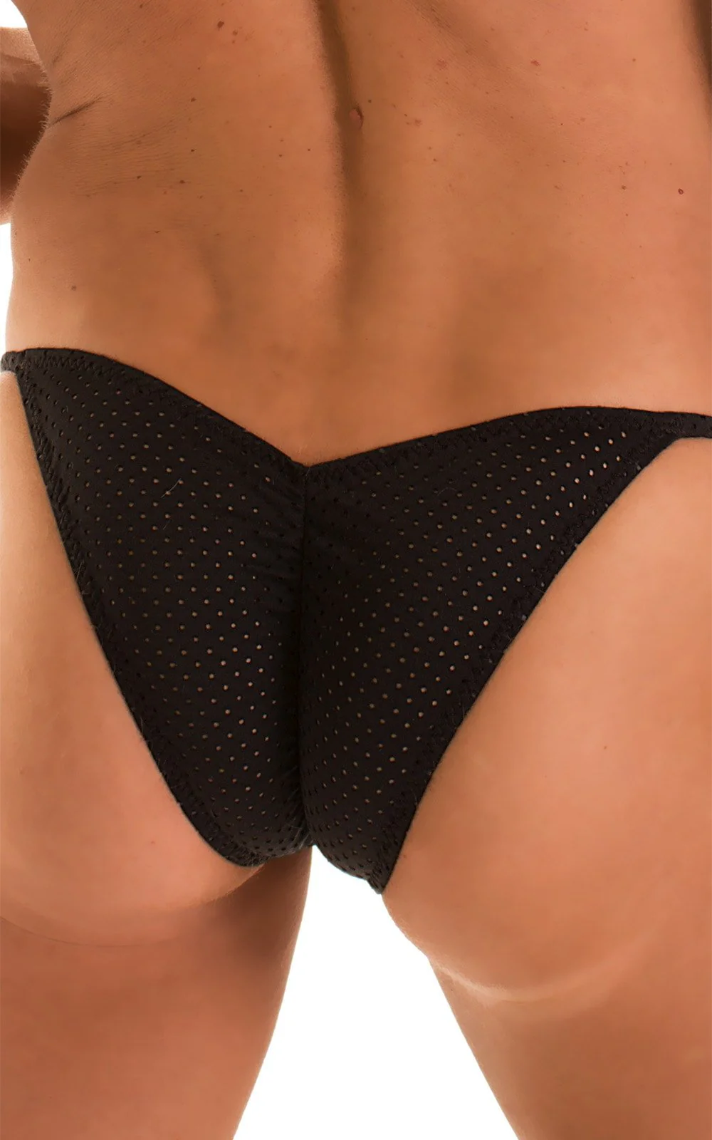 M58 - Mens Micro Pouch Scrunchy Back Bikini - Mesh - Image 14