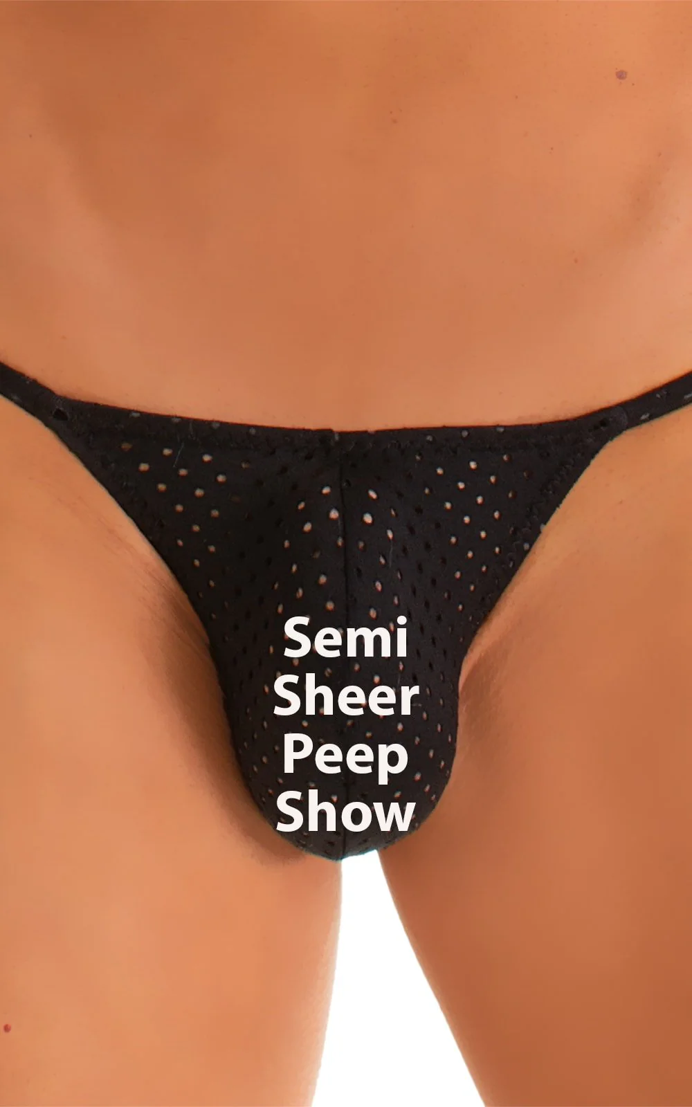 M58 - Mens Micro Pouch Scrunchy Back Bikini - Mesh - Image 23