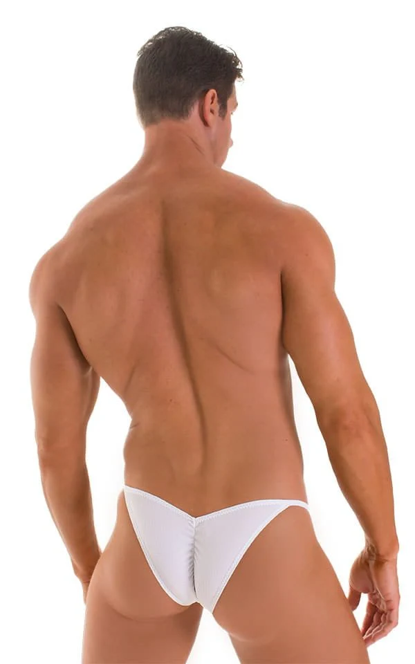 M58 - Mens Micro Pouch Scrunchy Back Bikini - Mesh - Image 7