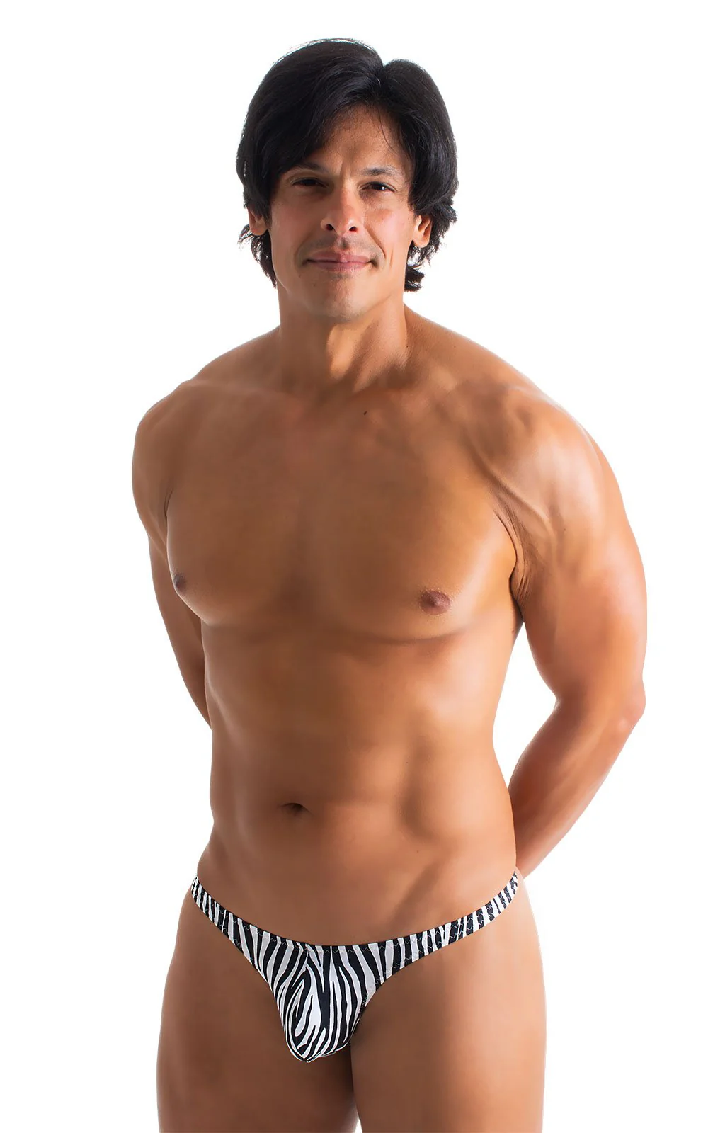 M77 - Mens Micro Pouch Swimsuit Thong - Prints - Image 17